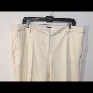 NWT TALBOTS SZ 18 Cream Winter White Pants